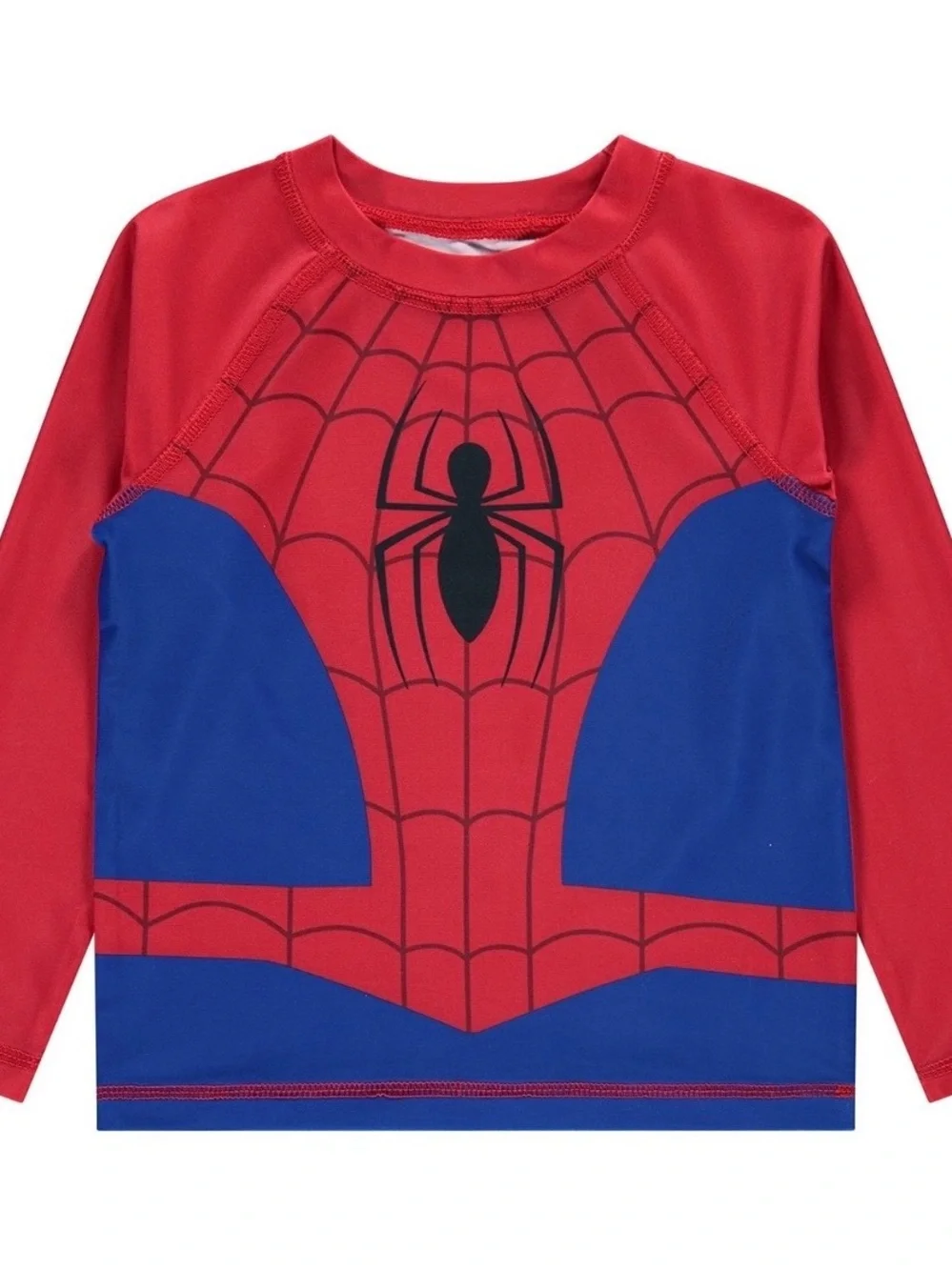NWT spiderman 2 piece rashguard and swim trunks size 2t